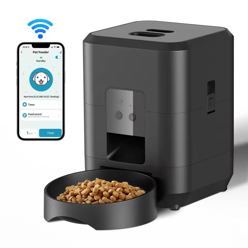 Smart Automatic Pet Feeder with HD Camera & App Control